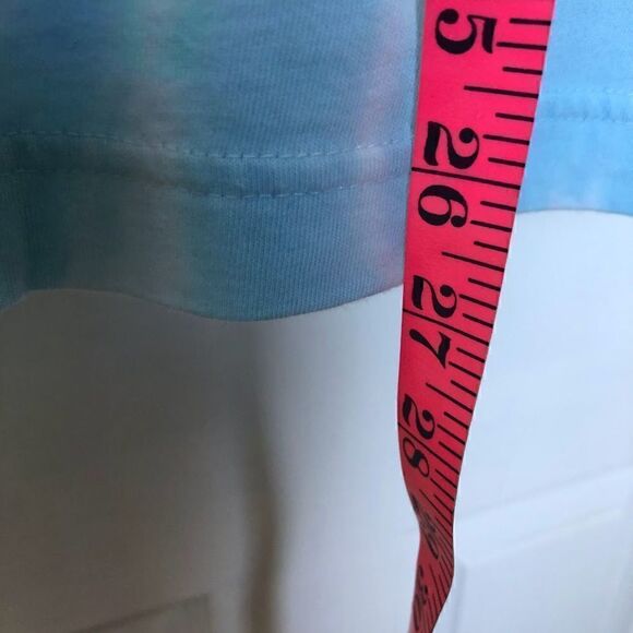 Blue Tie Dyed T-Shirt Men's Unisex Original Use Size Medium Retro Hippie Look - Picture 5 of 6